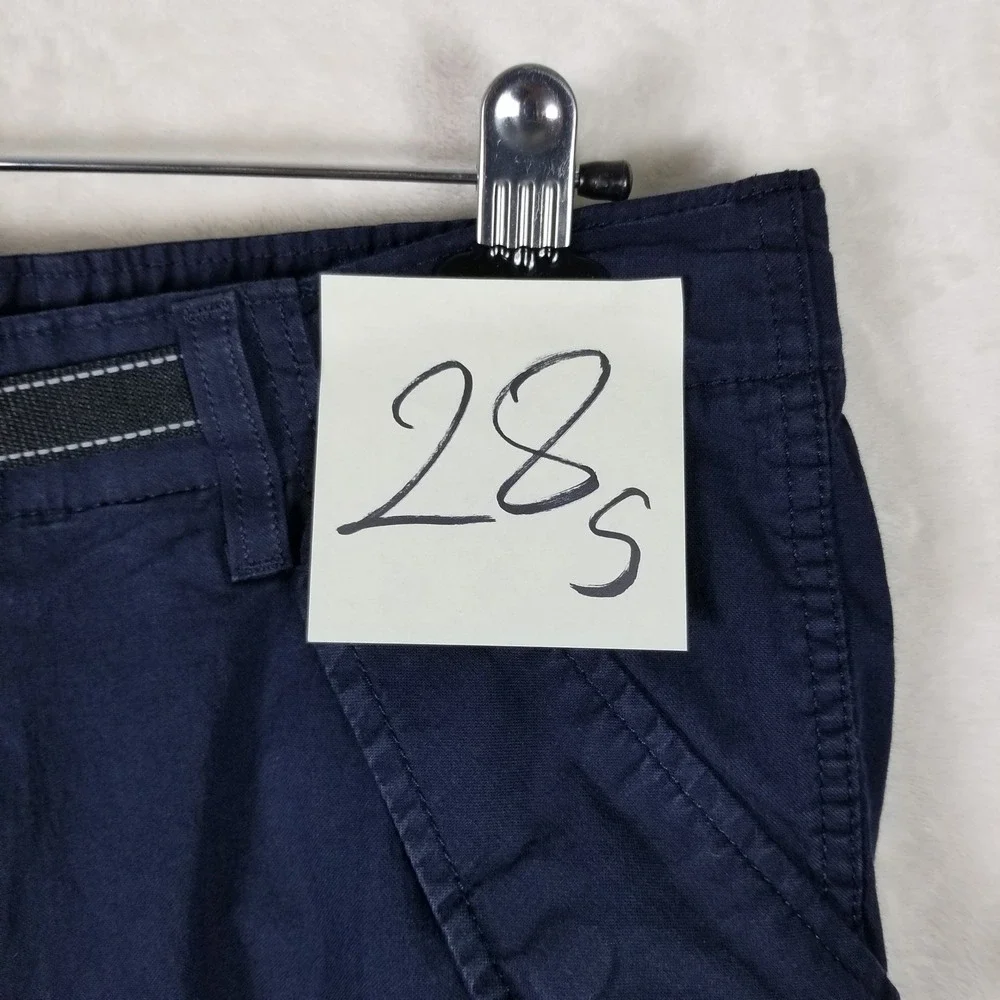 Levis Cargo Pants Mens 32x32 Navy Blue Stretch Utility Web Belt 57419-0004